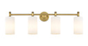 Bathroom Fixtures Four Lights by Innovations ( 405 | 434-4W-BB-G434-7WH Downtown Urban ) 