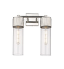 Bathroom Fixtures Two Lights by Innovations ( 405 | 428-2W-PN-G428-12CL Downtown Urban ) 