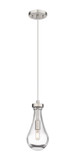 Mini Pendants Glass Down by Innovations ( 405 | 451-1P-SN-G451-5CL Downtown Urban ) 