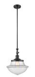 Mini Pendants Glass Down by Innovations ( 405 | 206-BK-G542-LED Franklin Restoration ) 