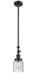 Mini Pendants Glass Down by Innovations ( 405 | 206-BK-G54-LED Franklin Restoration ) 