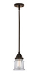 Mini Pendants Glass Down by Innovations ( 405 | 288-1S-OB-G182S-LED Nouveau 2 ) 