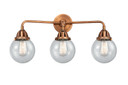 Bathroom Fixtures Three Lights by Innovations ( 405 | 288-3W-AC-G204-6-LED Nouveau 2 ) 
