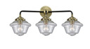 Bathroom Fixtures Three Lights by Innovations ( 405 | 284-3W-BAB-G534-LED Nouveau ) 