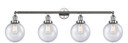 Bathroom Fixtures Four Lights by Innovations ( 405 | 215-PC-G204-8-LED Franklin Restoration ) 