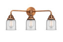 Bathroom Fixtures Three Lights by Innovations ( 405 | 288-3W-AC-G52 Nouveau 2 ) 