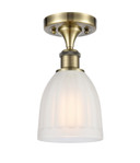 Semi-Flush Mts. Glass Down by Innovations ( 405 | 516-1C-AB-G441-LED Ballston ) 
