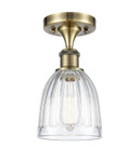 Semi-Flush Mts. Glass Down by Innovations ( 405 | 516-1C-AB-G442 Ballston ) 