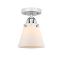 Semi-Flush Mts. Cage by Innovations ( 405 | 288-1C-PC-G61 Nouveau 2 ) 