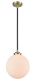 Mini Pendants Glass Down by Innovations ( 405 | 284-1S-BAB-G201-10-LED Nouveau ) 