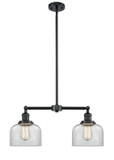Mid. Chandeliers Glass Down by Innovations ( 405 | 209-OB-G72 Franklin Restoration ) 