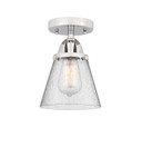 Semi-Flush Mts. Cage by Innovations ( 405 | 288-1C-PC-G64 Nouveau 2 ) 