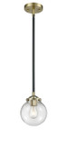 Mini Pendants Glass Down by Innovations ( 405 | 284-1S-BAB-G202-6-LED Nouveau ) 
