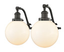 Bathroom Fixtures Two Lights by Innovations ( 405 | 515-2W-OB-G201-8-LED Franklin Restoration ) 