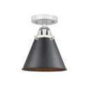 Semi-Flush Mts. Glass Down by Innovations ( 405 | 288-1C-PC-M13-BK Nouveau 2 ) 