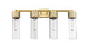 Bathroom Fixtures Four Lights by Innovations ( 405 | 428-4W-BB-G428-12CL Downtown Urban ) 
