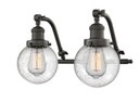 Bathroom Fixtures Two Lights by Innovations ( 405 | 515-2W-OB-G204-6-LED Franklin Restoration ) 