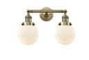 Bathroom Fixtures Two Lights by Innovations ( 405 | 208-AB-G201-6-LED Franklin Restoration ) 