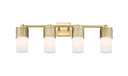 Bathroom Fixtures Four Lights by Innovations ( 405 | 428-4W-BB-G428-7WH Downtown Urban ) 