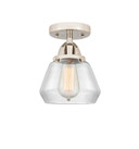 Semi-Flush Mts. Cage by Innovations ( 405 | 288-1C-PN-G172-LED Nouveau 2 ) 