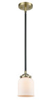 Mini Pendants Glass Down by Innovations ( 405 | 284-1S-BAB-G51-LED Nouveau ) 