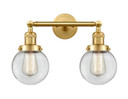 Bathroom Fixtures Two Lights by Innovations ( 405 | 208-SG-G202-6 Franklin Restoration ) 