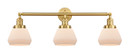Bathroom Fixtures Three Lights by Innovations ( 405 | 205-SG-G171-LED Franklin Restoration ) 
