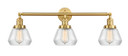 Bathroom Fixtures Three Lights by Innovations ( 405 | 205-SG-G172-LED Franklin Restoration ) 