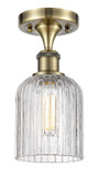 Semi-Flush Mts. Glass Down by Innovations ( 405 | 516-1C-AB-G559-5CL Ballston ) 