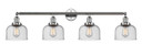 Bathroom Fixtures Four Lights by Innovations ( 405 | 215-PC-G74 Franklin Restoration ) 