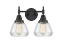 Bathroom Fixtures Two Lights by Innovations ( 405 | 447-2W-BK-G172-LED Caden ) 