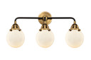Bathroom Fixtures Three Lights by Innovations ( 405 | 288-3W-BAB-G201-6 Nouveau 2 ) 