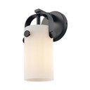 Sconces Single Glass by Innovations ( 405 | 423-1W-BK-G423-7WH Downtown Urban ) 