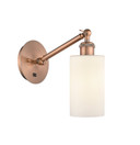 Sconces Single Glass by Innovations ( 405 | 317-1W-AC-G801-LED Ballston ) 