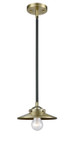 Mini Pendants Metal Shade by Innovations ( 405 | 284-1S-BAB-M4-AB Nouveau ) 