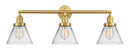 Bathroom Fixtures Three Lights by Innovations ( 405 | 205-SG-G42 Franklin Restoration ) 
