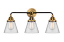Bathroom Fixtures Three Lights by Innovations ( 405 | 288-3W-BAB-G62-LED Nouveau 2 ) 