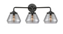 Bathroom Fixtures Three Lights by Innovations ( 405 | 284-3W-OB-G173-LED Nouveau ) 