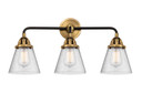 Bathroom Fixtures Three Lights by Innovations ( 405 | 288-3W-BAB-G64 Nouveau 2 ) 
