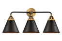 Bathroom Fixtures Three Lights by Innovations ( 405 | 288-3W-BAB-M13-BK Nouveau 2 ) 