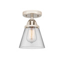 Semi-Flush Mts. Cage by Innovations ( 405 | 288-1C-PN-G62-LED Nouveau 2 ) 