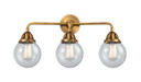 Bathroom Fixtures Three Lights by Innovations ( 405 | 288-3W-BB-G204-6 Nouveau 2 ) 