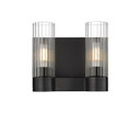 Bathroom Fixtures Two Lights by Innovations ( 405 | 429-2W-BK-G429-8CL Downtown Urban ) 