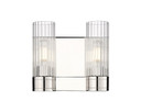 Bathroom Fixtures Two Lights by Innovations ( 405 | 429-2W-PN-G429-8CL Downtown Urban ) 