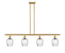 Linear/Island 4 Light + by Innovations ( 405 | 516-4I-SG-G292 Ballston ) 