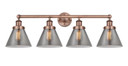 Bathroom Fixtures Four Lights by Innovations ( 405 | 616-4W-AC-G43 Edison ) 