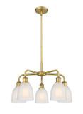 Mid. Chandeliers Glass Down by Innovations ( 405 | 516-5CR-BB-G441 Ballston ) 