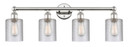 Bathroom Fixtures Four Lights by Innovations ( 405 | 616-4W-PN-G112 Edison ) 