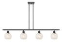 Linear/Island 4 Light + by Innovations ( 405 | 516-4I-OB-G1216-6WM Ballston ) 