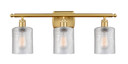 Bathroom Fixtures Three Lights by Innovations ( 405 | 516-3W-SG-G112-LED Ballston ) 